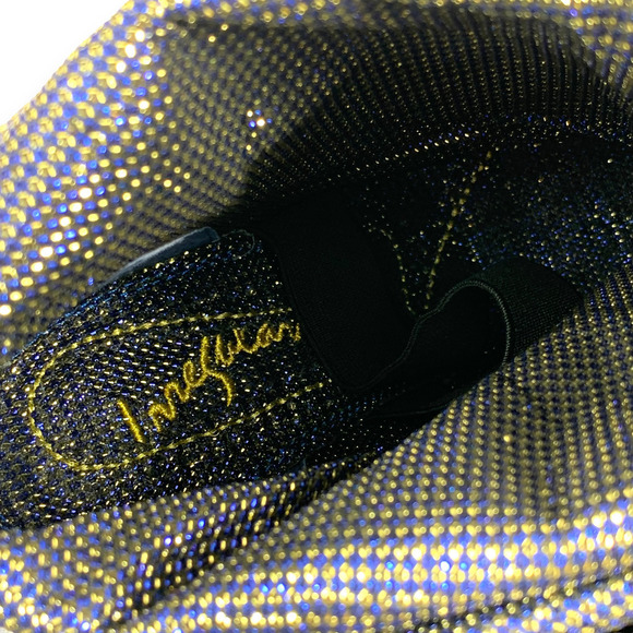 BRAND NEW 2011 Couture IRREGULAR CHOICE tie dye suede platform hexagonal boots - Picture 10 of 12